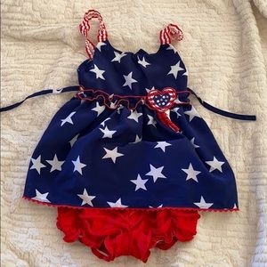 Patriotic baby outfit